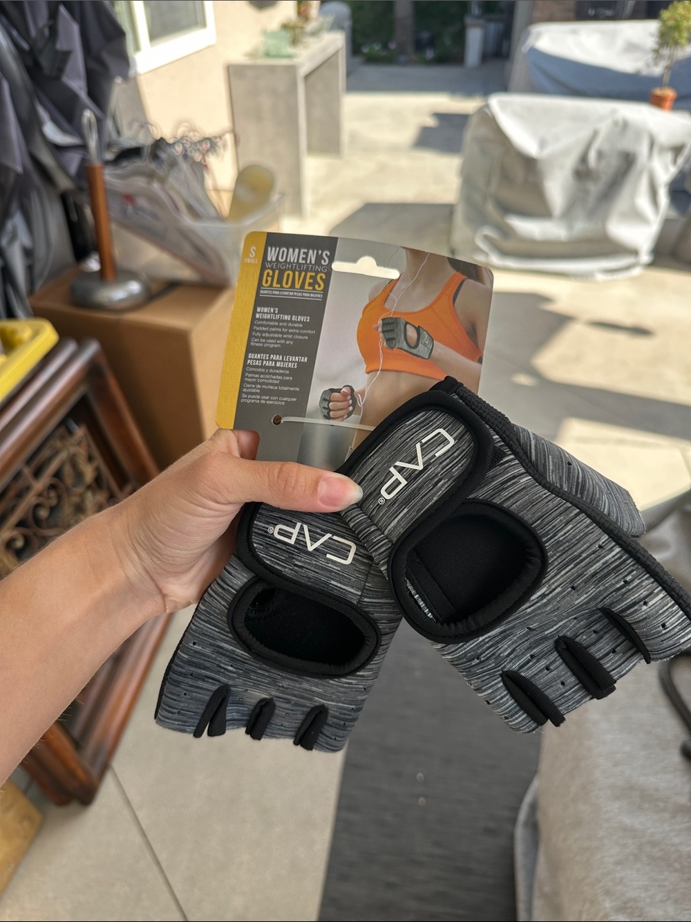 Women’s Fitness Gloves - Gray